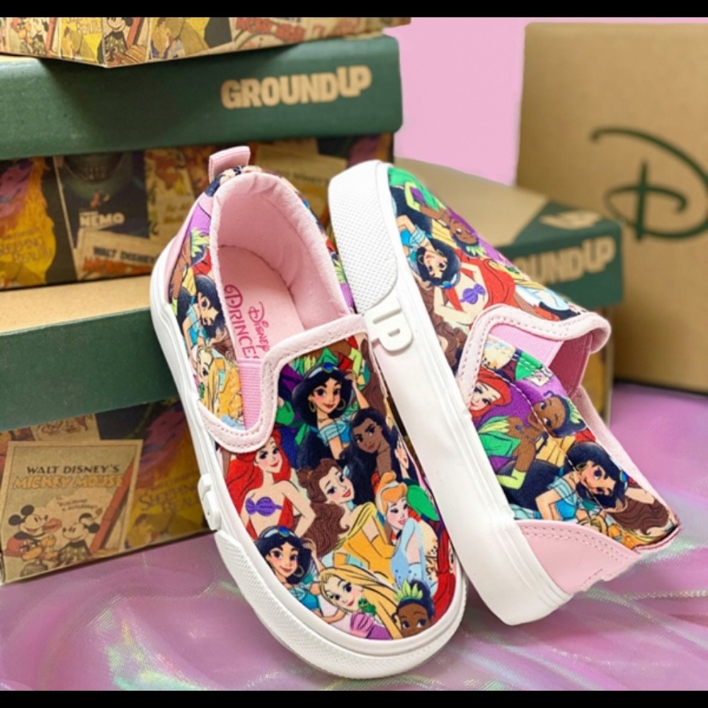 Disney Princess Slip On Sneakers Size 12